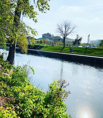 View at River Point West Apartments, Elkhart, IN 46516